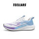 Tcellars雷電 男鞋運動(dòng)鞋子男夏季輕便跑鞋網(wǎng)面透氣厚底緩震回彈跑步鞋 云霧藍 42