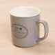 NITORI宜得利家居 陶瓷杯 咖啡杯 馬克杯 400ML 象牙白/灰色FRENCH CAFE 灰色