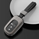 迪加倫金屬新款11代新思域汽車(chē)鑰匙套適用本田型格鑰匙包扣殼男士女改裝 C款 太空灰+時(shí)尚編織鑰匙繩