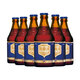 智美（Chimay）藍(lán)帽啤酒 330ml*6瓶 修道院精釀 比利時(shí)進(jìn)口 四料黑啤