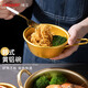 維艾（Newair）韓式泡面碗帶把手分食小碗韓國吃播小鍋餐具拌飯拉面碗米酒碗單個(gè) 帶手柄小圓碗|12cm【兩只裝】