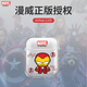 迪士尼（Disney）漫威AirPodsPro3代保護殼卡通透明蘋(píng)果iphone藍牙耳機套收納盒適用4代第二代男潮牌液態(tài)硅膠軟殼 AirPods【1/2代透明】鋼鐵俠227023
