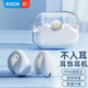 ROCK藍牙耳機骨傳導(dǎo)概念開放式真無線不入耳夾式耳機通話降噪定向傳音運動跑步防汗防水七夕情人節(jié)禮物 晴雪白 | 定向傳音 | 佩戴舒適