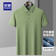 羅蒙（ROMON）男士短袖T恤2024春秋新款時(shí)尚中年百搭T恤衫簡(jiǎn)單商務(wù)潮流套頭衫 葉綠 175（建議110-130斤）