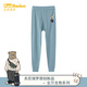夫尼保羅【全萬(wàn)吉熊】秋褲男薄款純棉線(xiàn)褲男青少年印花時(shí)尚內穿單件打底褲 滑板熊-淺藍 L （167-172厘米 110-125斤）