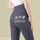 COREN KRAY小個(gè)子鯊魚(yú)褲女加絨加厚外穿高腰彈力提臀瑜伽褲秋冬打底褲 小個(gè)子150-160cm-灰色-春秋 M【91-105斤】