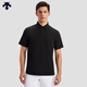 迪桑特（DESCENTE） DUALIS系列 都市通勤 男士 TOUGH短袖POLO衫 BK-黑色 XL (180/100A)