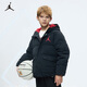 Jordan耐克童裝冬季羽絨服防寒保暖AJ男女童外套 正黑色 160/80(XL) 