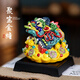 窯語(yǔ)陶言三足金蟾擺件辦公室博古架裝飾陶瓷器工藝品開(kāi)業(yè)禮品高端禮物送人 大號禮盒裝【贈精美底座+順豐】