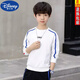 迪士尼（DISNEY）品牌男童春秋裝長(cháng)袖T恤2023新款中大童衛衣男孩上衣打底衫兒童潮