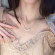 PIARA森語(yǔ)蝴蝶項(xiàng)鏈S925銀森系甜美鎖骨鏈吊墜星星項(xiàng)鏈送閨蜜輕奢款禮物 花園蝴蝶【花束禮盒】
