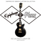 epiphone易普鋒 IGC LP Custom EB 耀夜黑 黑卡高端美產(chǎn)拾音器搖滾電吉他