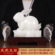 御時(shí)居玉石兔子擺件生肖兔辦公室桌客廳玄關(guān)擺設(shè)品贈(zèng)送客戶朋友生日禮物 小號(hào)款兔子長(zhǎng)25厘米*高26厘米