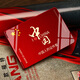 中國紅新款鋁合金卡套多卡位卡包證件保護(hù)套駕照本套照片定制 款式六【4卡位】雙面定制