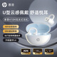 惠普（HP）H10M藍(lán)牙耳機 小行星耳夾式 全景DNS降噪HiFi運動真無線款 適用安卓蘋果白