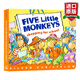 Five Little Monkeys Shopping for School 英文原版 五只小猴子入學(xué)購物 紙板書 兒童趣味圖畫書 廖彩杏書單 英文版 進(jìn)口英語書