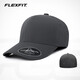 FLEXFIT陳小春同款大頭圍彈力全封棒球帽男高頂戶(hù)外防曬遮陽(yáng)釣魚(yú)鴨舌帽子 深灰色(全封閉） 3XL （63-65cm）全封閉 超大頭圍 全封閉