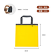 XENOSMILUS 異刃虎迷你多功能保購物袋旅行輕量化大容量防水雜物補習收納買(mǎi)菜背包 明黃色-L號