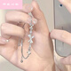 【一條裝】魚(yú)尾鋯石愛(ài)心手鏈閨蜜禮物個(gè)性新小眾設計學(xué)生畢業(yè)禮物 抽拉蝴蝶手鏈