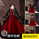 小咔衣濃萬(wàn)圣節兒童服裝女童cosplay吸血鬼化妝舞會(huì )女巫演出服公主裙秋季 WS女王款+星星帽子 110
