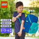 LEGO樂高小學生書包1-6年級背包大格局雙肩包多口袋輕純色藍綠20224