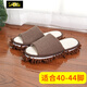 圣布奇擦地拖鞋托鞋懶人擦地拖地鞋家用木地板清潔廚房抹布拖把可拆洗拖 男款棕色【適合40-44腳】 20 均碼