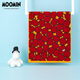姆明（MOOMIN）純棉毛巾 A類(lèi)雙面毛圈提花工藝大毛巾 柔軟吸水成人洗臉巾蘋(píng)果面巾紅色-47-D2232120110g
