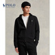 Polo Ralph Lauren 拉夫勞倫 男裝 經(jīng)典款雙面針織全拉鏈連帽衫RL15979 001-黑色 XL