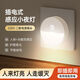 遇影小夜燈光控人體感應(yīng)插電式柔光節(jié)能護(hù)眼臥室起夜床頭燈睡眠插座式 二腳直插 感應(yīng)小夜燈