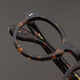 MOSCOT LEMTOSH眼鏡框女款 歐美玳瑁色框板材眼睛 復(fù)古豹紋橢圓形大臉近視鏡架男 玳瑁色框 51加大碼XL