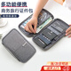 森用護照保護套旅行證件收納包大容量多功能票據夾文件戶(hù)口本整理袋 灰色護照夾（小號）