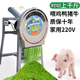 挺旺切草機(jī)小型豬草機(jī)碎草機(jī)青飼料切碎機(jī)家用牛羊雞鴨養(yǎng)殖干濕鍘草機(jī) 38cm圓不銹鋼切草機(jī)（銅芯電機(jī)）