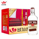 永豐牌北京二鍋頭清香型白酒（出口小方瓶）二鍋頭棕標(biāo)50度純糧酒500ml* 50度 500mL 12瓶 整箱裝