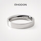 RHODON簡(jiǎn)約戒指銀飾素圈送女禮物情侶對(duì)戒男閉口光面經(jīng)典首飾婚戒珠寶 男款（15#17#19#21#） 尺碼及刻字聯(lián)系客服