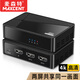 麥森特（MAXCENT）HDMI分配器一分二4K高清數(shù)字視頻分屏器筆記本電腦機(jī)頂盒接電視投影儀一進(jìn)二出SH-12