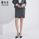 雅戈?duì)枺╕OUNGOR）西服裙子女標(biāo)準(zhǔn)版商務(wù)西服裙羊毛混紡舒適易打理新品商場(chǎng)同款 灰色 S 160/68A