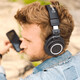 鐵三角（Audio-technica）ATH-M50xBT2頭戴式無線藍牙監(jiān)聽HIFI音樂耳機可折疊專業(yè)直播錄音
