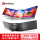 THINKSEA 雙屏便攜顯示器 可折疊雙屏拓展屏 一線直連三屏異顯筆記本電腦副屏 辦公炒股游戲電腦擴(kuò)展屏幕 14英寸雙屏(1920x1080升級(jí)款)