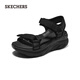 斯凱奇（Skechers）女士時尚休閑涼鞋119822 全黑色/BBK 37