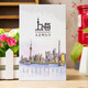 別穎  明信片風(fēng)景 創(chuàng  )意城市建筑特色旅游風(fēng)光紀念品手繪盒裝賀卡送女友同學(xué)畢業(yè)禮物 上海10張