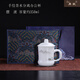 典躍冰種羊脂玉瓷辦公杯高端手繪白瓷個人老板杯辦公室茶水分離泡茶杯 擺渡辦公杯-冰種玉瓷