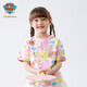 汪汪隊立大功女童t恤短袖夏裝新款兒童上衣夏季內搭半袖女孩打底衫兒童節禮物 粉色0166 110CM