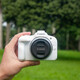 JUNESTAR適用Canon佳能EOS R50硅膠套相機(jī)包g7x3保護(hù)套軟套R(shí)5II防塵便攜防摔防刮花可愛通便攜防磨撞 R50白色-磨砂款手感新升級(jí)送膜