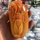 GOR胖東來品質(zhì)黃龍玉手把件金蟬一鳴驚人手玩件男女款