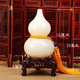 白玉葫蘆擺件 送禮平安寓意美好玄關(guān)喬遷禮品家居擺件 大號（白玉禮盒裝）高16厘米