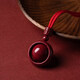 展億朱砂官方時(shí)來(lái)運(yùn)轉(zhuǎn)吊墜轉(zhuǎn)運(yùn)珠毛衣項(xiàng)鏈男士掛件女原礦 紅繩款