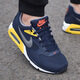 耐克（NIKE）男鞋春季新款運動鞋AIR MAX氣墊緩震透氣跑步鞋休閑鞋511416-400 511416-400/AIR MAX氣墊/藍(lán)黃 40