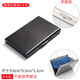 歌柏妮便攜金屬卡包防盜刷防消磁男女士簡(jiǎn)約小巧屏蔽不銹鋼名片卡夾卡包 黑色卡包【6卡位】
