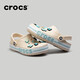 卡駱馳crocs洞洞鞋貝雅卡駱班輕便耐磨一腳蹬休閑鞋|205089 冬日白/彩色-1LI 37 /38(230mm)
