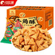 比比贊（BIBIZAN）牛角酥妙尖角網(wǎng)紅脆吃貨零食鍋巴休閑食品夜宵充饑整箱 牛角酥混合味400g1箱 *1